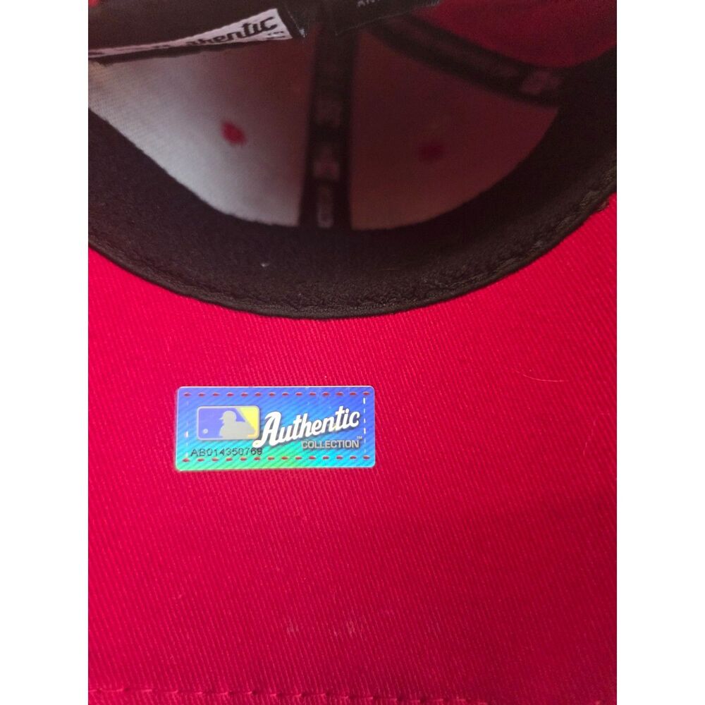 Philadelphia Phillies Hat Size 7 3/8 New Era 39THIRTY Batting Practice MLB Cap - Picture 2 of 6